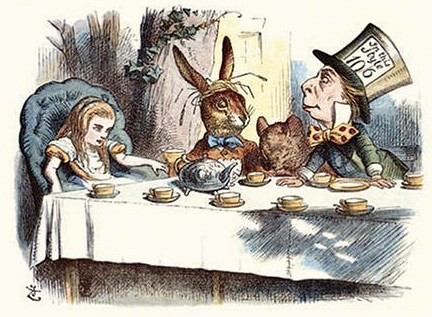 John Tenniel- Alice's mad tea party