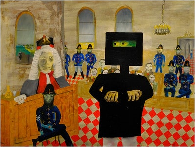 Sir Sidney Nolan Exhibition (Ned Kelly series) - Museum & Art Gallery of The NT, Darwin, NT, Australia.23