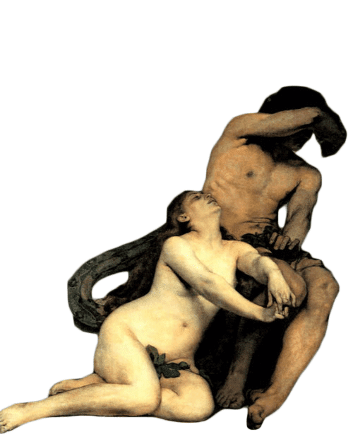 Adam and Eve (1876 - Fernand Pelez)